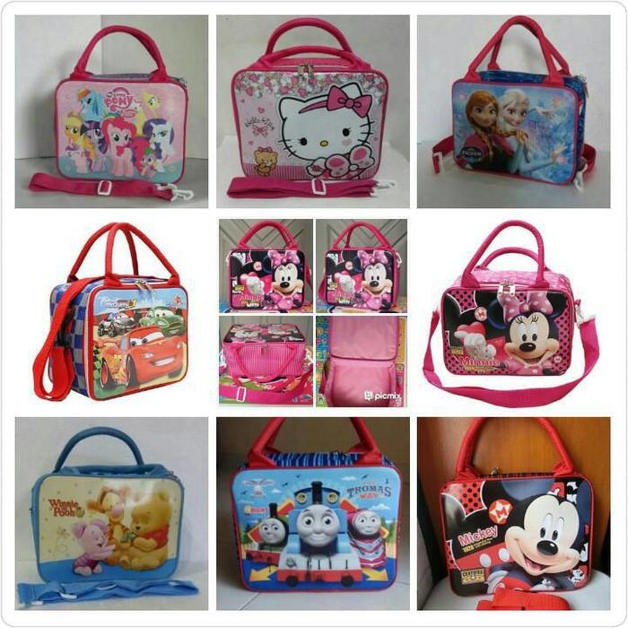 PROMO! Travel Bag / Tas Koper / Tas Renang Anak Karakter Ukuran Kecil