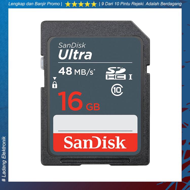 Sandisk Ultra SDHC UHS-I 48MB/s 16GB Garansi Resmi