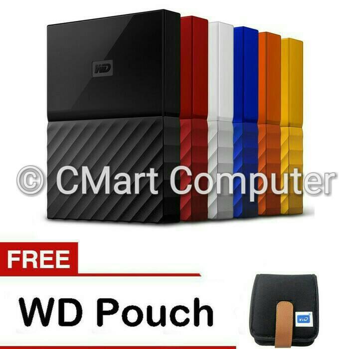 ORIGINAL - WD MyPassport 4TB HDD Hardisk Harddisk External Eksternal WDBYFT0040B