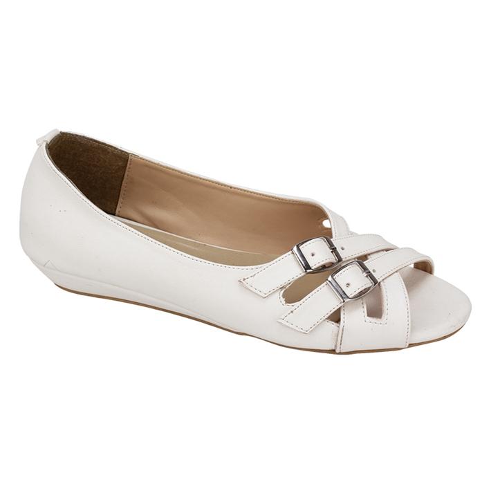 Flat shoes wanita/sepatu casual wanita Catenzo RT 174 Putih