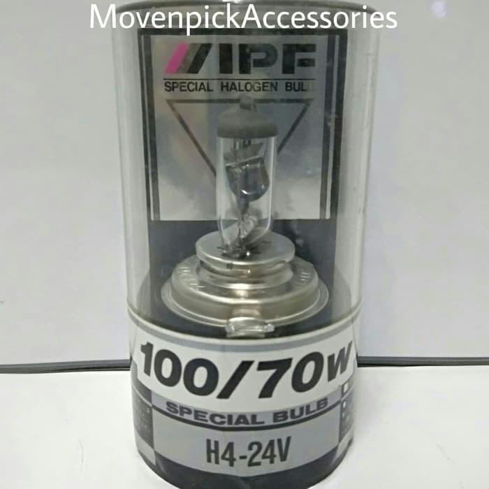 Bohlam IPF H4 24V 100/70W P43t Original Japan