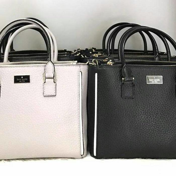 Tas Kate Spade Original Marga Black And White Leather NWT
