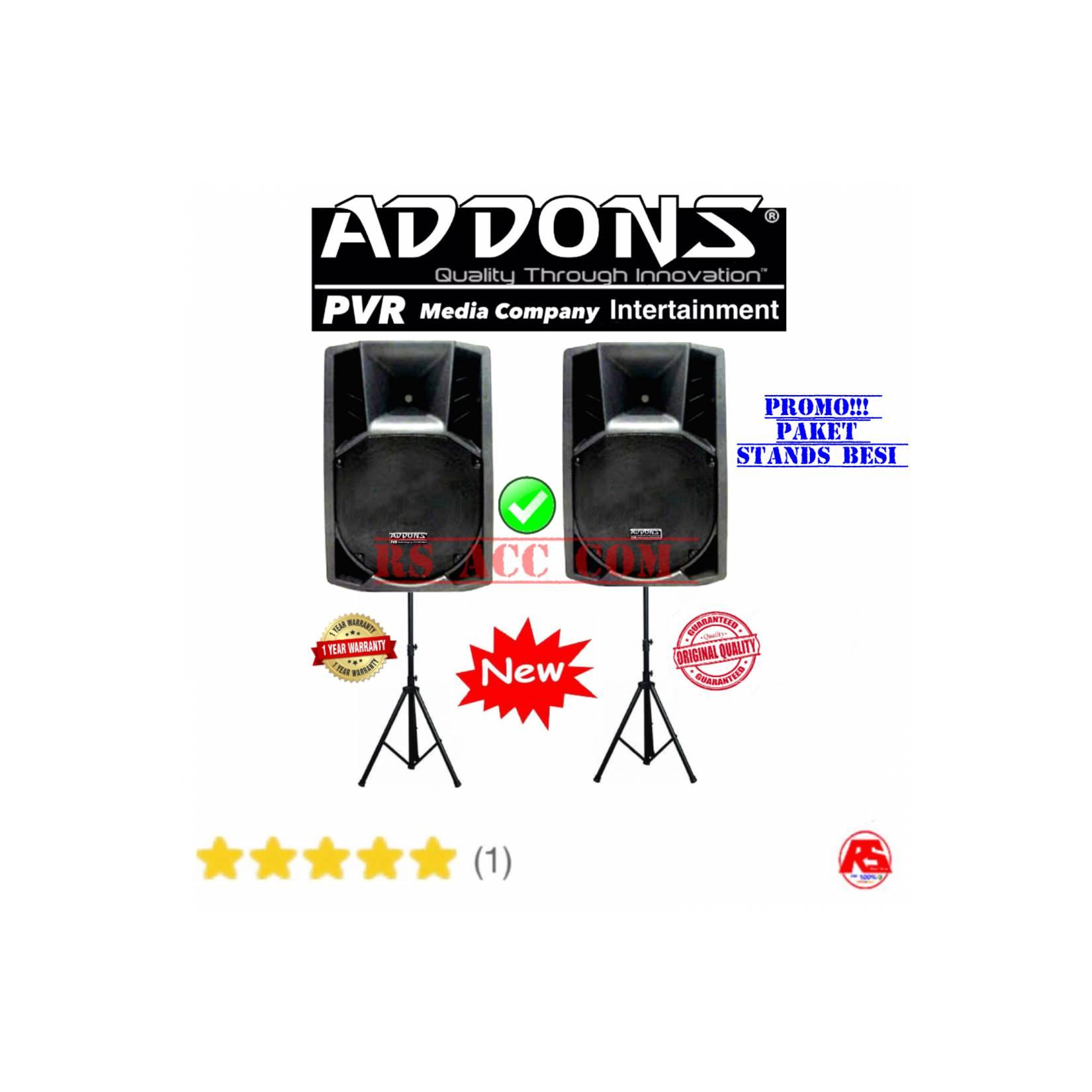 Promo Paket Speaker Aktif Addons 15 Inch Viber Tambah Stand Besi