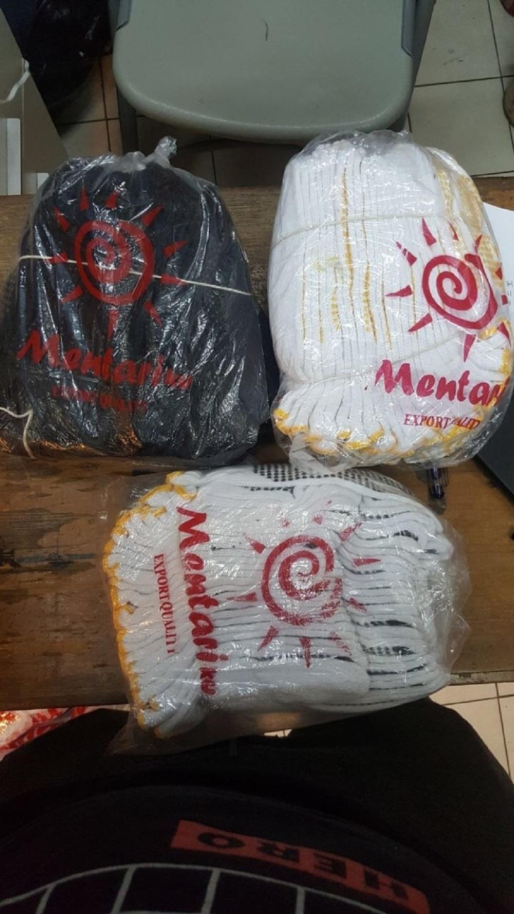 Sarung Tangan Rajut Benang Dotting Bintik Industri 1 LUSIN