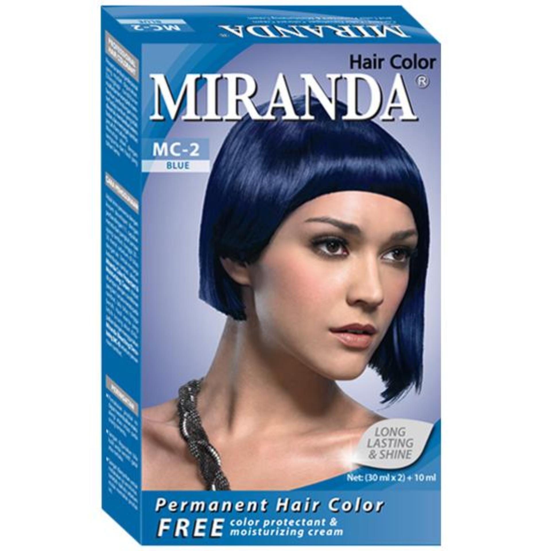 Miranda Permanent Hair Color Cat Rambut MC-2 - Blue