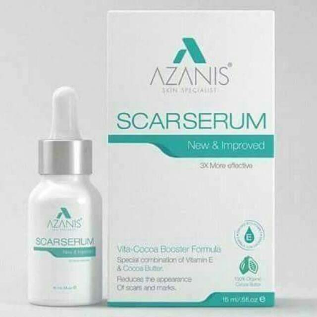 Serum Penghilang Bekas Luka - Azanis Scar Serum Original Obat Penghilang Bekas Parut, Keloid, Bekas Luka Baru atau lama, Stretchmarks