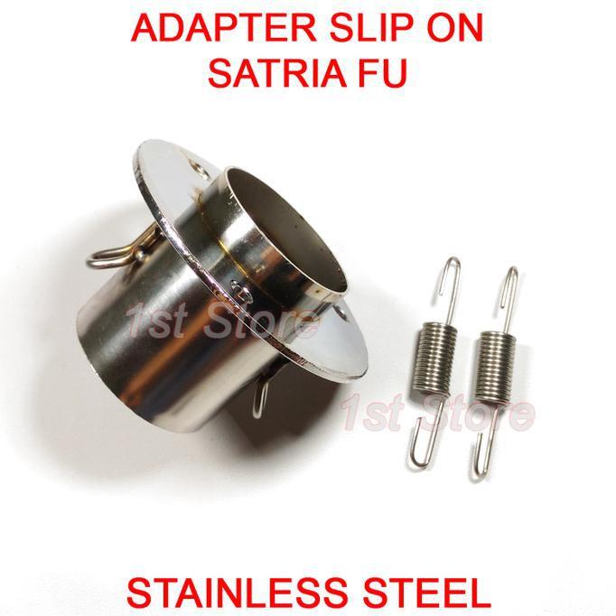 Adapter Silencer Satria Fu Penghubung Adaptor Knalpot Stainless - Motor