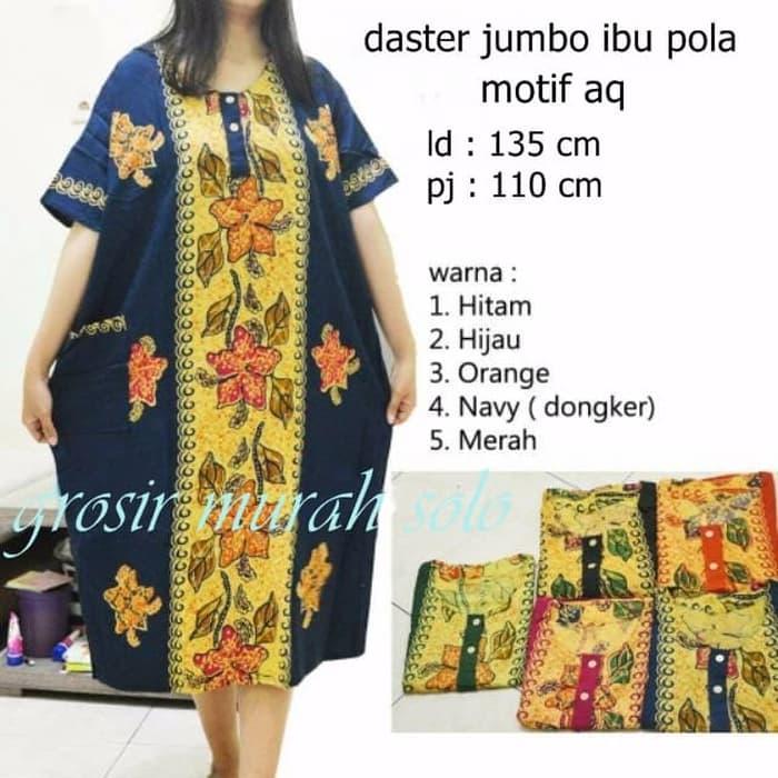daster jumbo pola baju tidur santai dress bunga batik daster jumbo pola baju tidur santai dress bunga batik