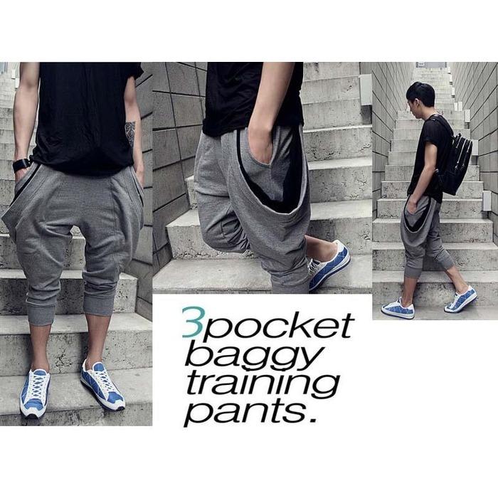 BaBa / Celana Pria / Jogger Pria / Celana Training / Fashion Pria / Celana Sport / Celana Chino Pria / Jogger Baggy Pants Sport 3 pocket - Korean Style