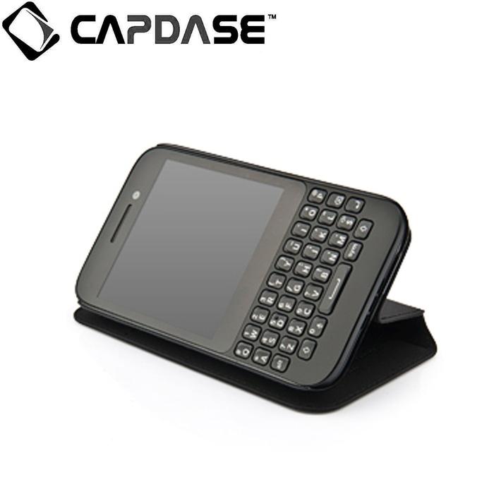 Wallet Flip Cover Full Stand Capdase Sider B Case BB Blackberry Q5 ori