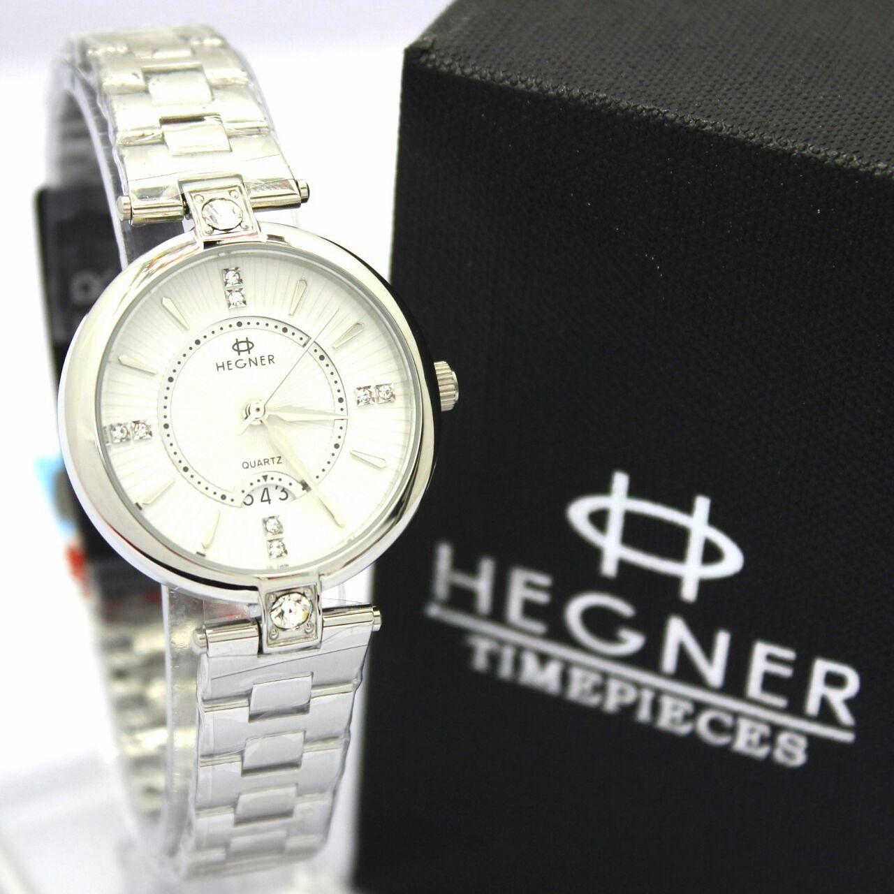 Hegner H5003 Jam Tangan Wanita Stainless Steel Silver