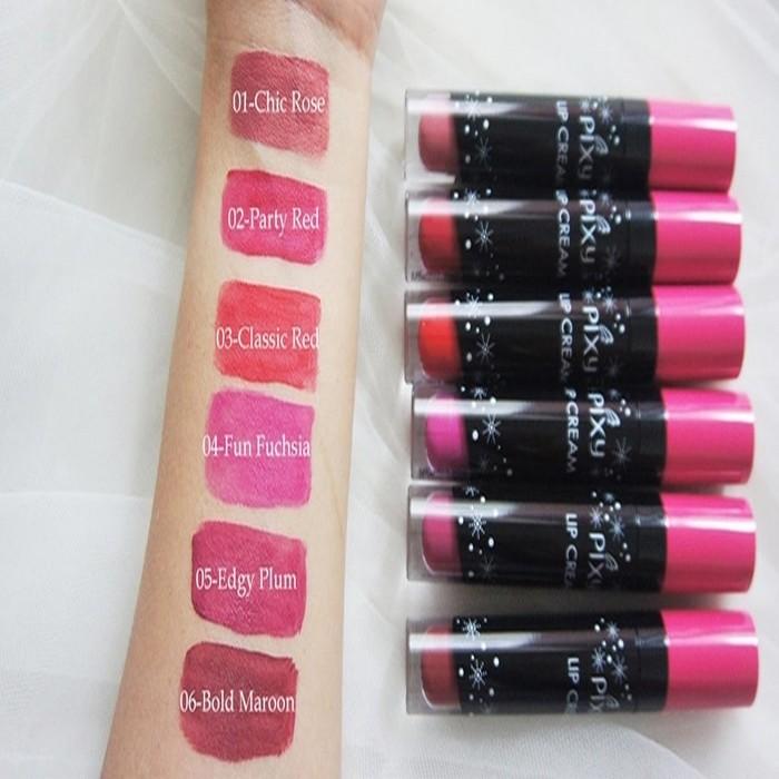 Pixy Lip Cream 04 Fun Fuchsia Free Davis Eyebrow Pensil Alis Coklat Source · Cream 02 Party Red Free Davis Eyebrow Pensil Alis Source