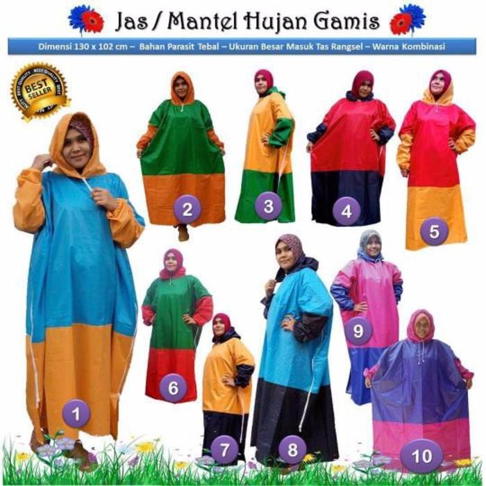 Jas Hujan Mantol Gamis Kombinasi Dari Produsen Asli.! - 6Pdj5i