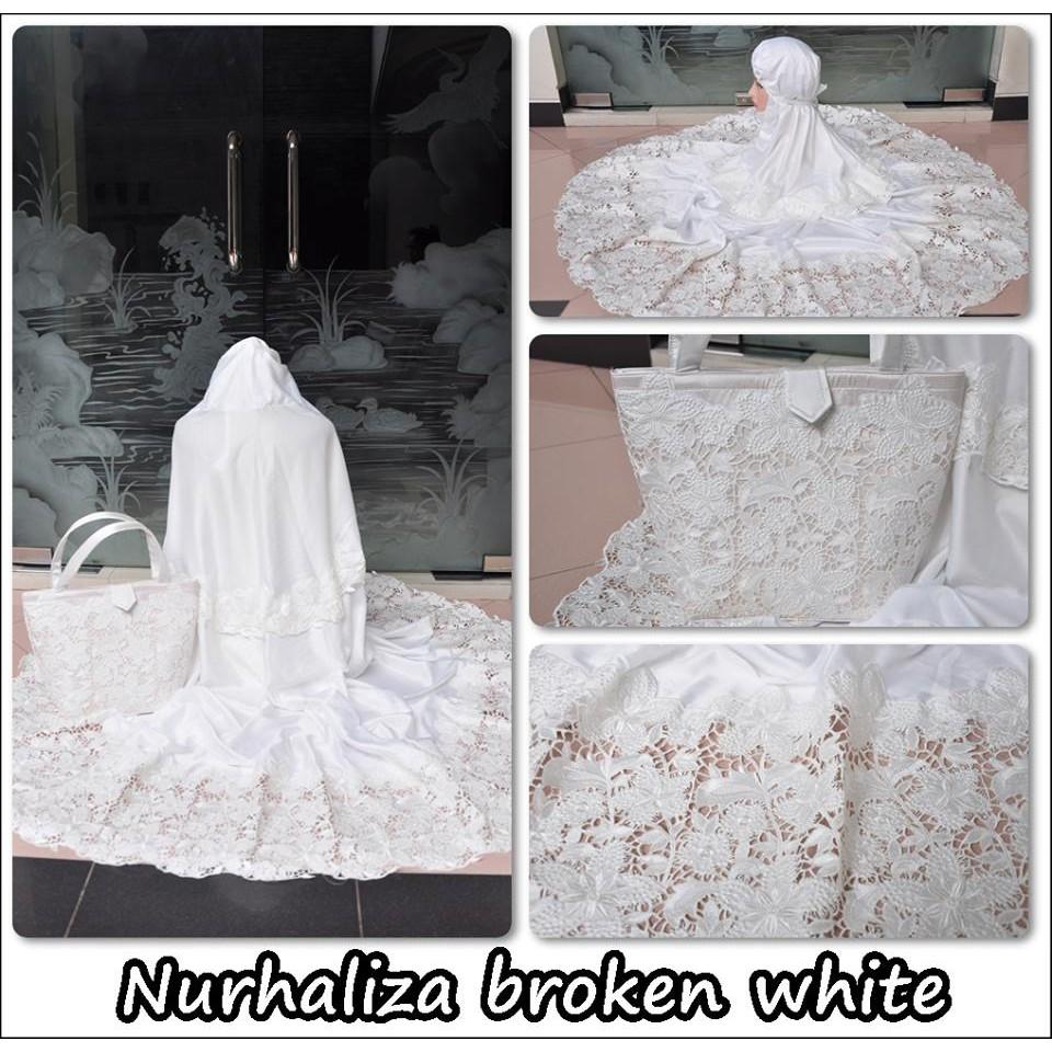 Mukena Dewasa Nurhaliza BW (broken white)
