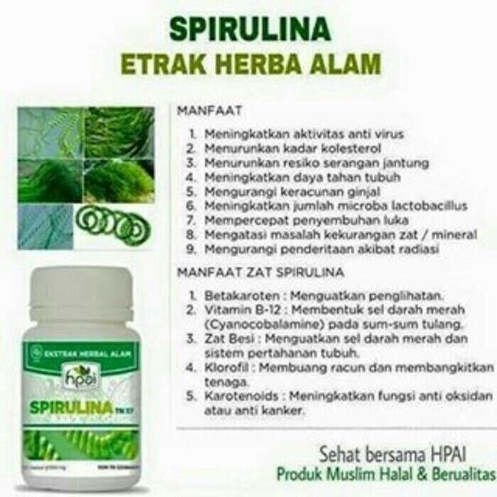 SPIRULINA/KLOROFIL/OBAT ANEMIA/DARAH RENDAH/JANTUNG