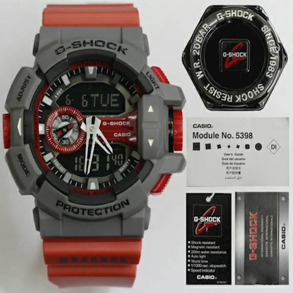 Ready Stock Jam Tangan Pria Casio GA400 Original BM Rubber WR D45mm