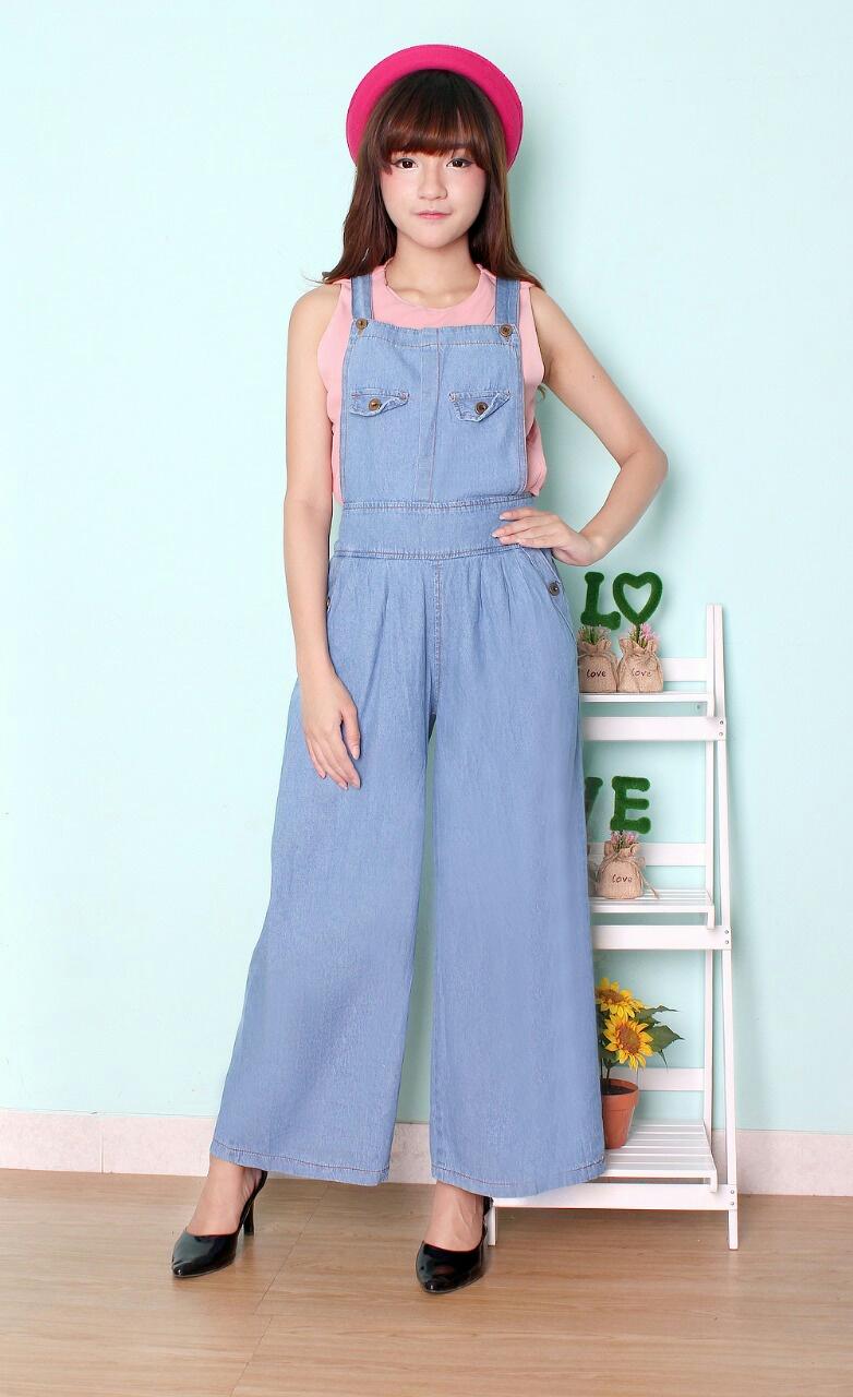 Jumpsuit Wanita Overall Zaniah ( Tanpa Inner/Baju dalam) / Jumpsuit Jeans / Baju Kodok/ Jamsuit Wanita / Jamsuit / Setelan Wanita / Celana Panjang Wanita / Baju Setelan Baju Kodok / Owl / Burung Hantu / Monalisa / Momon / Kemeja Wanita