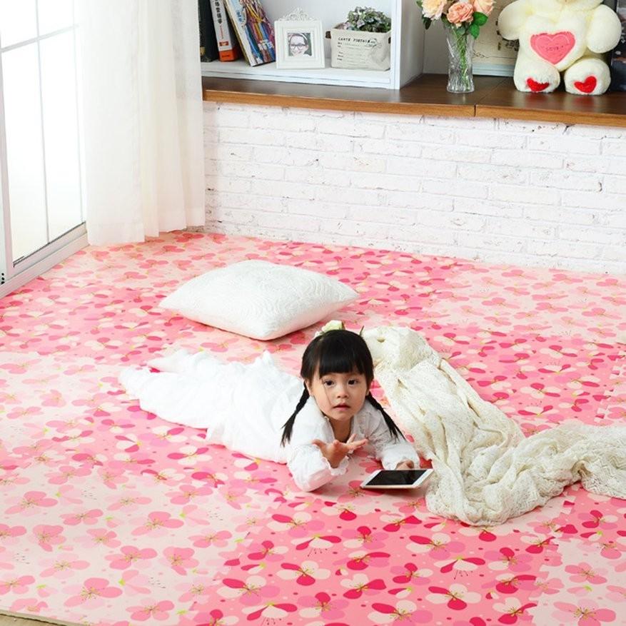 Matras /Tikar / Karpet / Puzzle alas lantai evamat / evamats motif Bunga / Kids Play Mat
