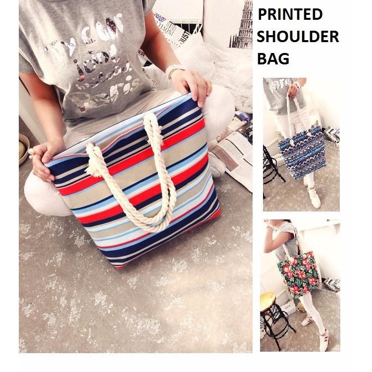 Tas Tangan Wanita Model Terbaru Kanvas Murah Shoulder Tote Bag Kerja Kuliah Travel Pundak Lucu Unik