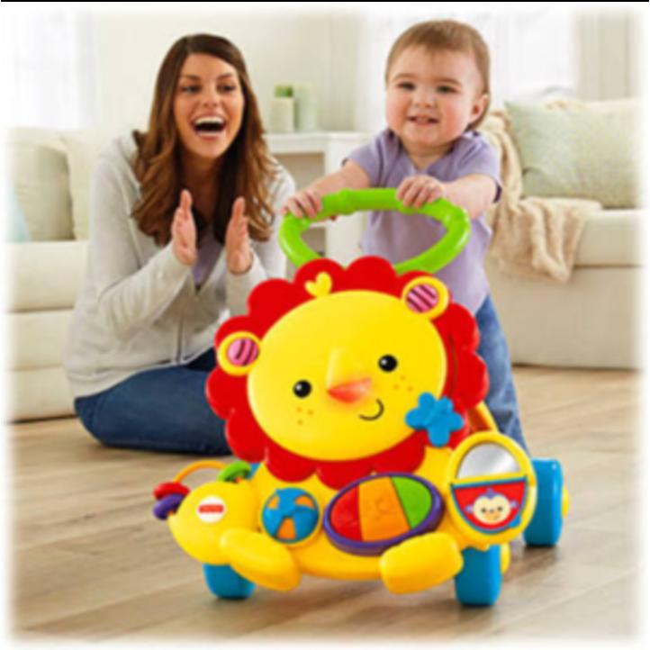 Fisher Price Musical Lion Baby Walker - alat bantu jalan bayi - mainan bayi