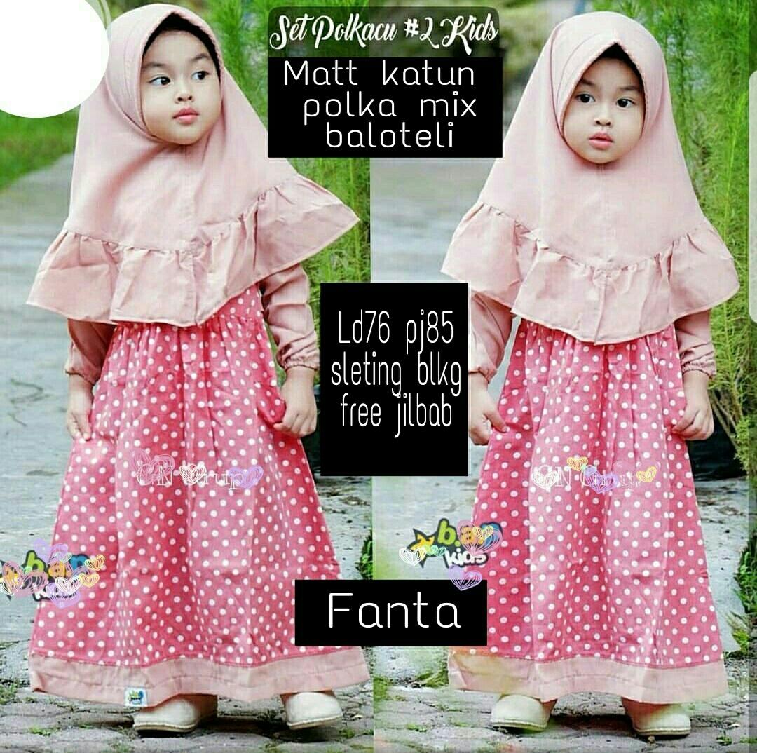 HSNFashion Gamis Anak Perempuan Pilcu // Gamis Anak Perempuan // Dress Muslim Anak