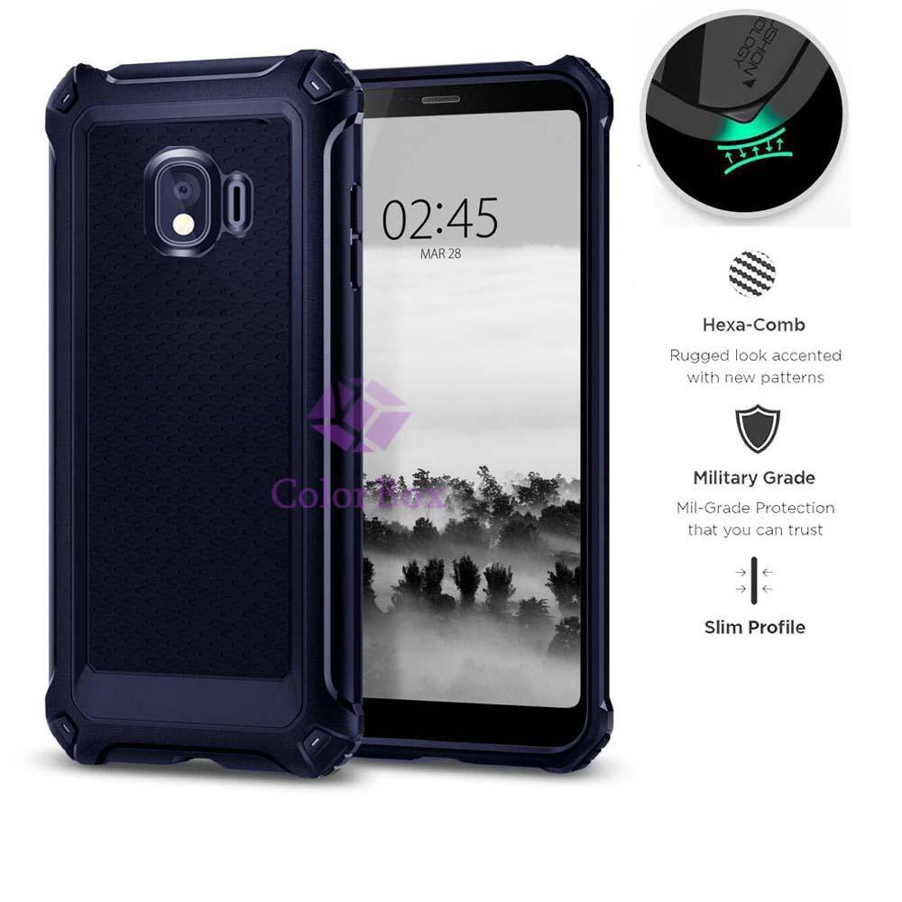 MR Case Capsule Ultra Rugged Samsung Galaxy J2 Pro 2018 / Soft Back Case Samsung Galaxy J2 Pro 2018 / Soft Back Cover Samsung Galaxy J2 Pro 2018 / Softcase Samsung Galaxy J2 Pro 2018 / Softshell Samsung Galaxy J2 Pro 2018 Air Cushion Technology - Biru Tua