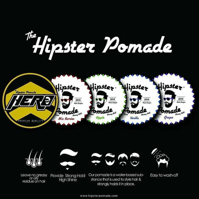 BEST SELLER!!! Pomade Hipster No. 1 di Malaysia, Brunei dan Singapura Strong Hold - MAzLZE