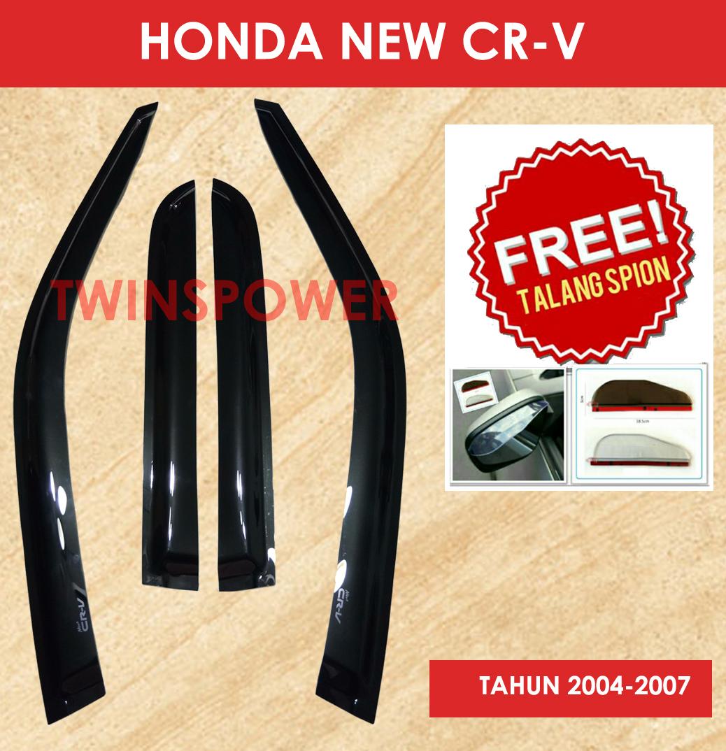 Talang Air Mobil Honda New CRV  + FREE Talang Spion