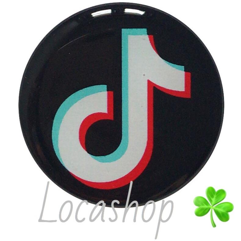 Popsocket GLOSSY TIK TOK Popsocket Fashion Phone Holder Expanding Stand Grip