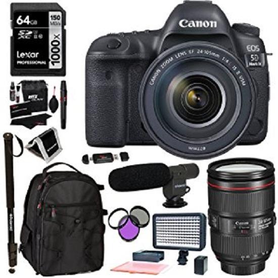 Canon EOS 5D Mark III Kit 24-105mm Kamera DSLR - Black Garansi Resmi 1 Tahun