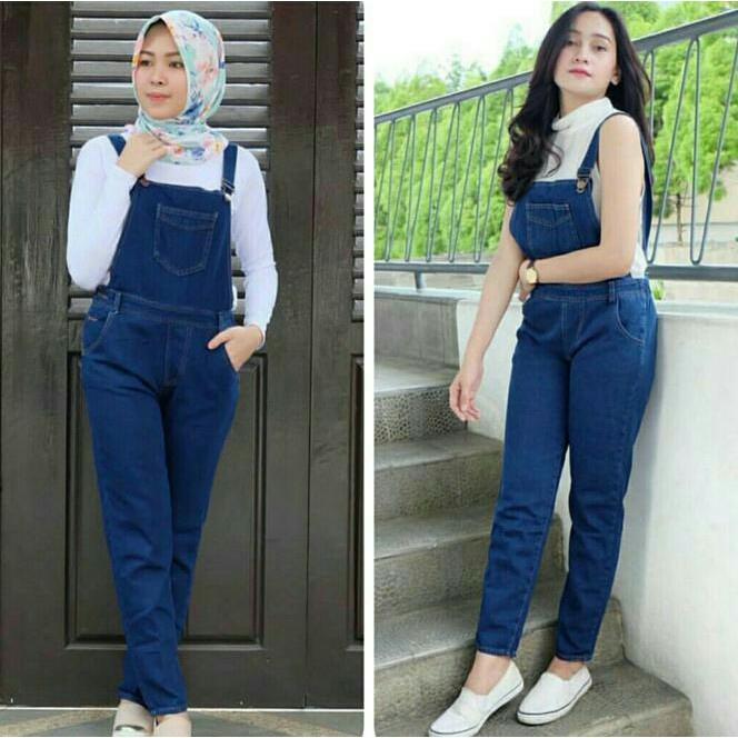 Baju Overall Chika Supernova Tanpa Dalaman - Celana Kodok Baju Kodok Setelan Wanita Muslimah Celana Panjang Casual Jumpsuit Muslim Jumpsuit Murah