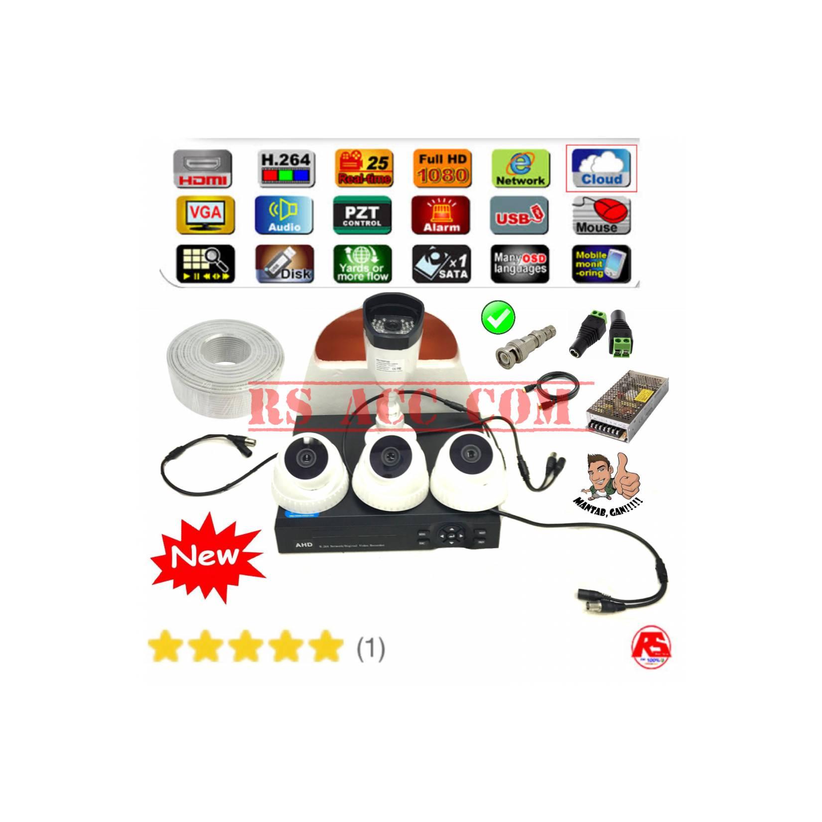 Murah Promo Paket 4 Camera Cctv 3MP Hardisk 1TB Komplit