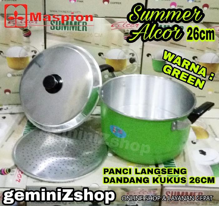 PANCI LANGSENG/DANDANG ALCOR SUMMER MASPION 26CM GREEN