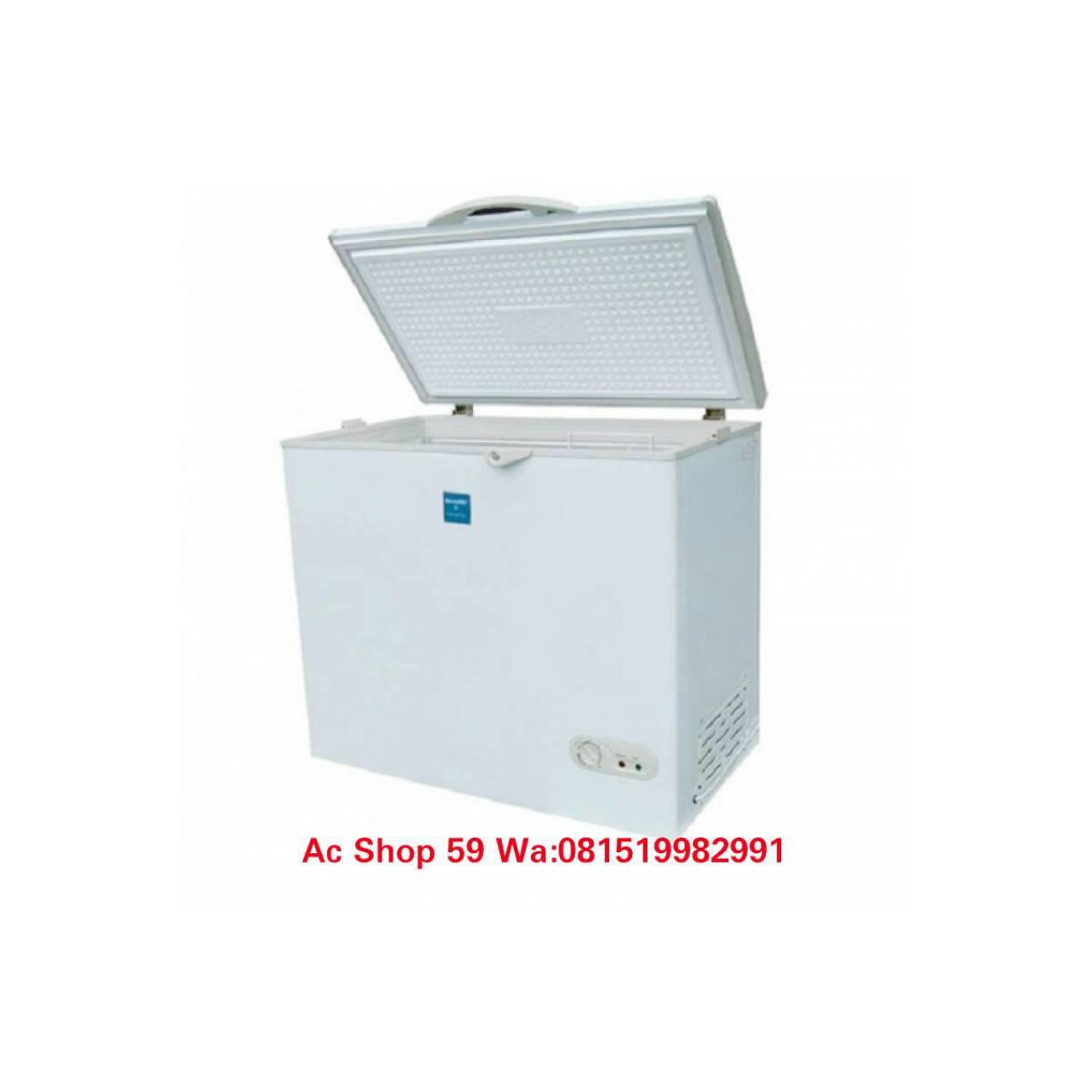 CHEST FREEZER SHARP FRV-300 KABINET PEMBEKU HENDLE LOCK KUNCI NEW