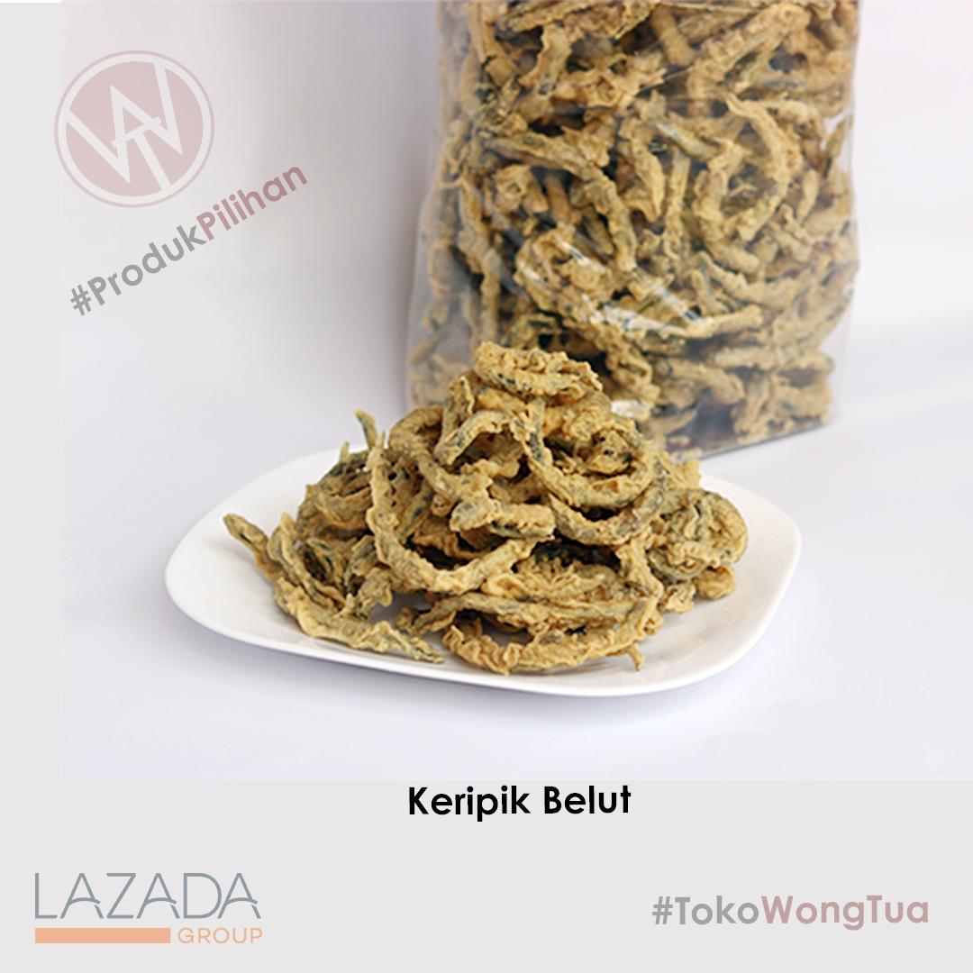 Keripik Belut WT 100 gr - Kripik Siap Makan