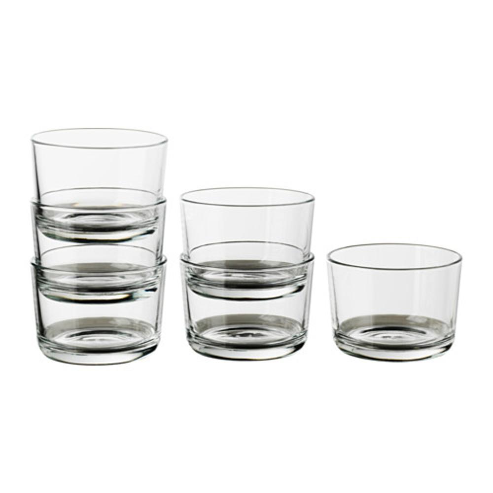 IKEA 365 Gelas Cangkir Mug Minuman - 6 pcs - 18 cl - Kaca Bening