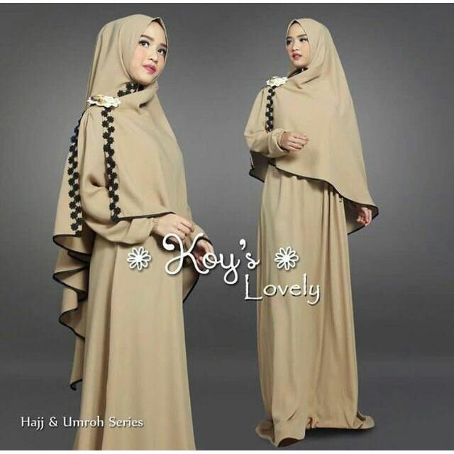 Snowshop Gamis Syari Dress Muslimah Lovely - Gaun / Busana / Jersey / Maxi / Muslim / Hijab / Stelan / Pasmina