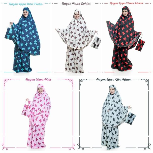 MUKENA KUPU - KUPU - Mukena Rayon Bali Motif Terbaru Mukena Rayon Jumbo - Best Seller Termurah Pink
