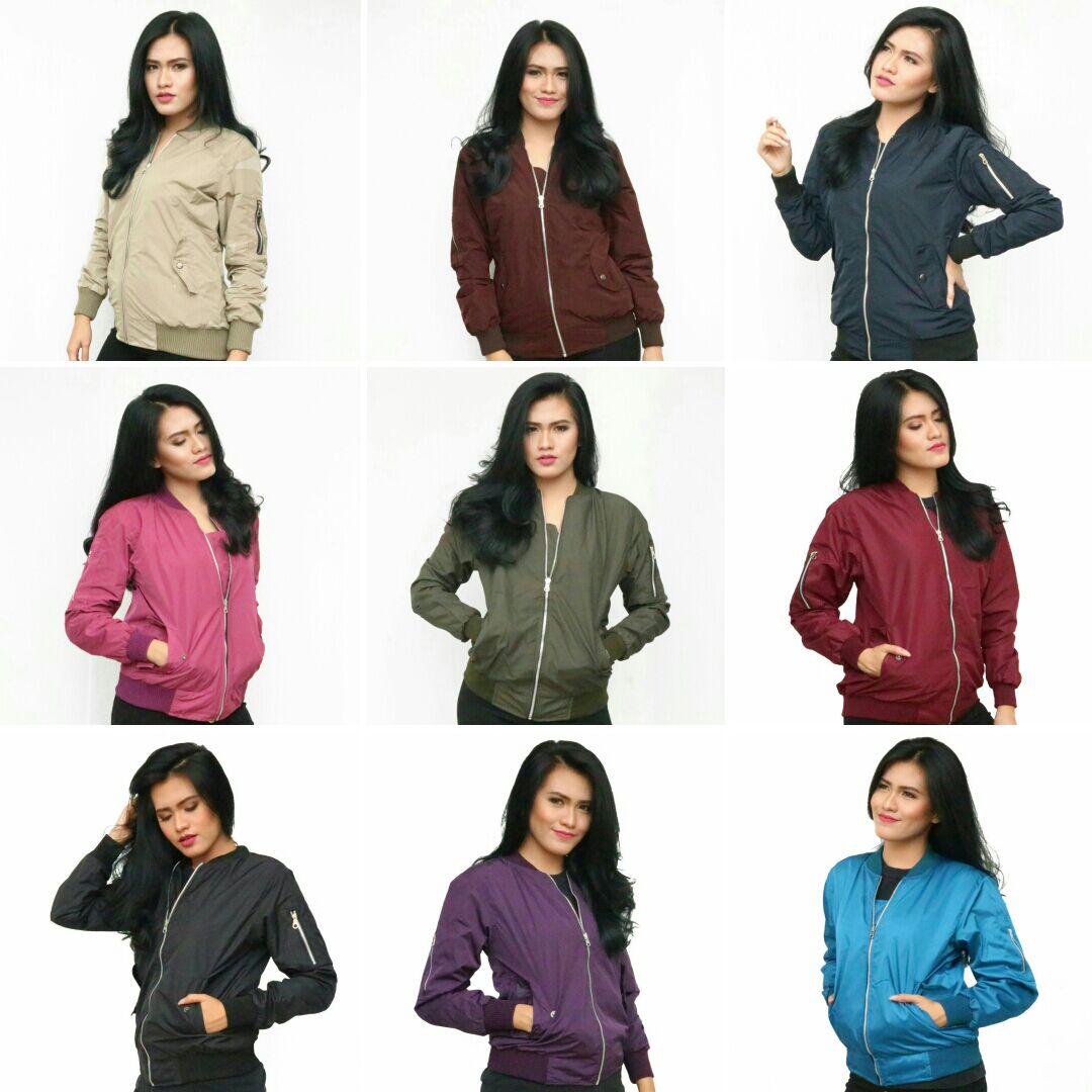 Jaket Bomber Pria dan Wanita Pilihan Terbaik Harga PROMO!!!