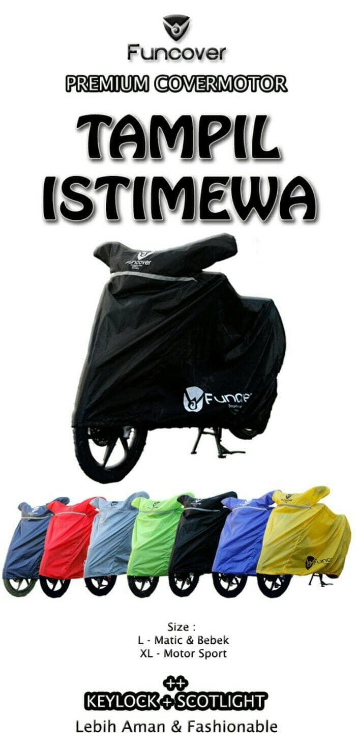 BEST SELLER!!! cover motor / sarung motor FUNCOVER buat motor matic dan bebek - XW1hqO