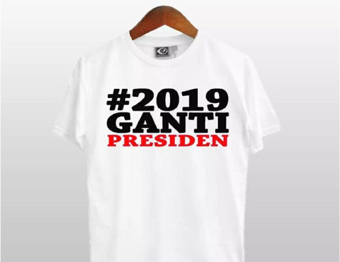 2019 GANTI PRESIDEN M L XL Kaos Distro Fashion T-Shirt Baju Pakaian Katun Combed 30s 2019 Ganti Presiden Kekinian Atasan Pria Star Wars