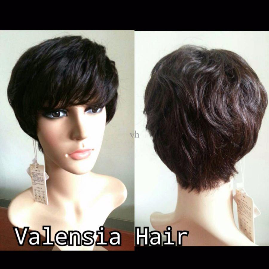 wig human hair 01 (100% rambut asli) Styling Rambut Wanita Terbaik