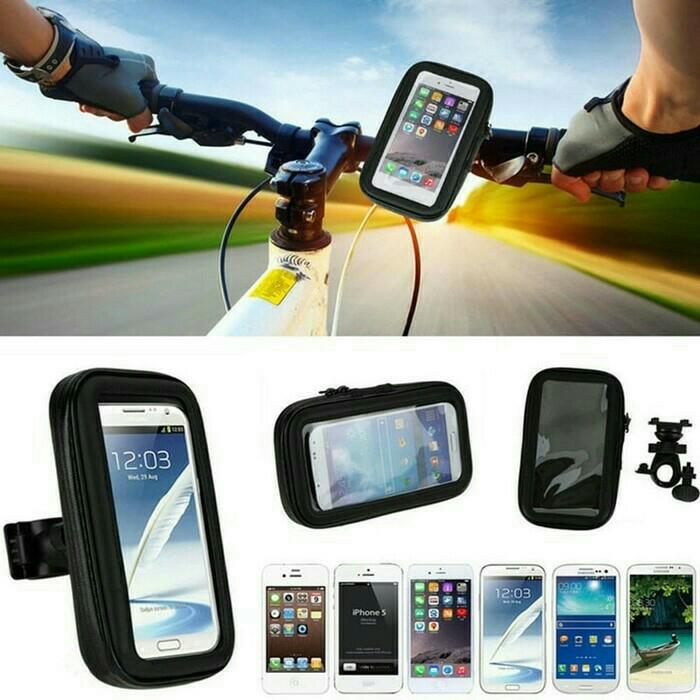 PALING DICARI Holder Bracket HP GPS Waterproof Anti Air Motor Sepeda Ontel Murah PROMO TERLARIS