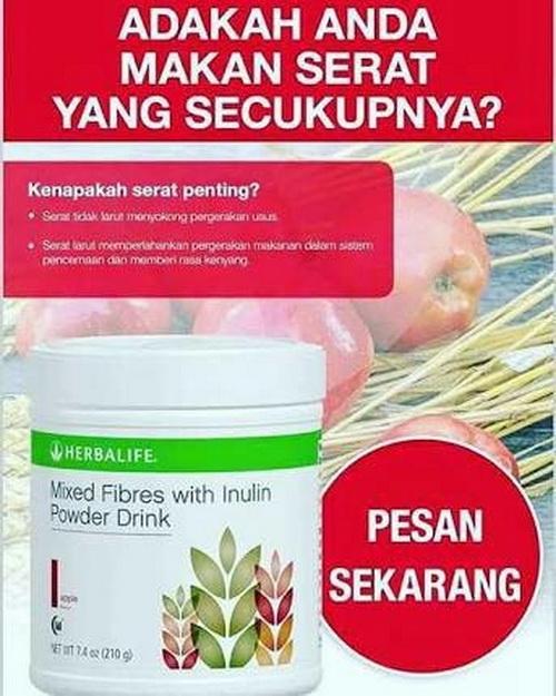 MIX FIBER HERBALIFE # Pelangsing & pengganti makanan