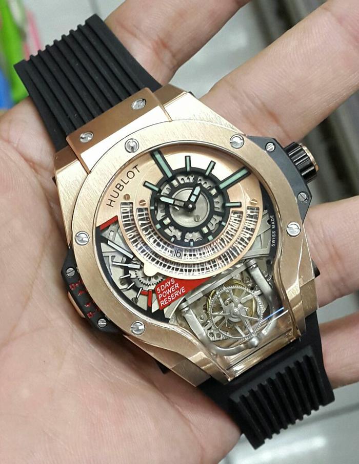 Promo!!!!Jam Tangan Pria Hublot Bigbang MP-9 Automatic Swiss