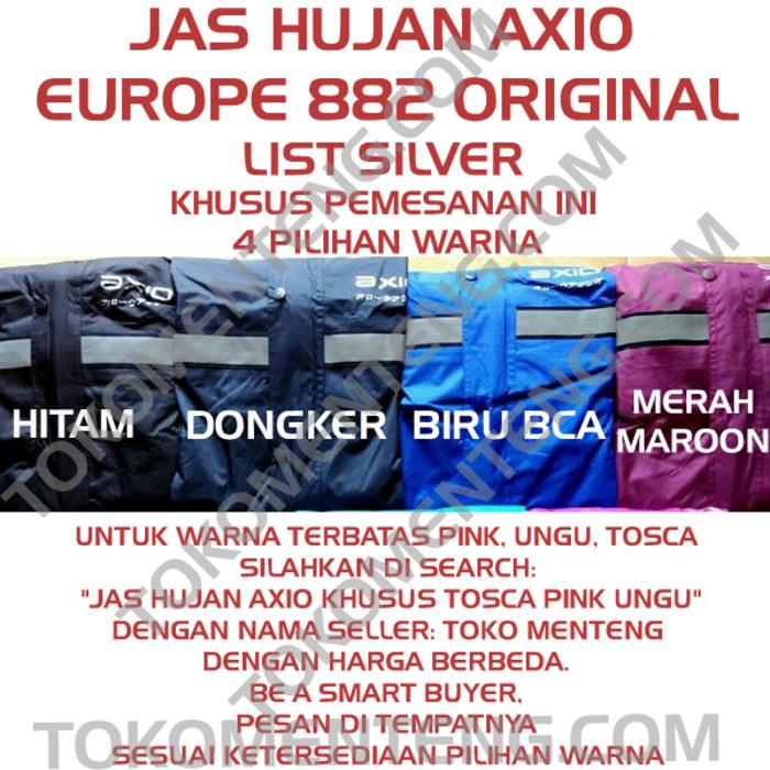 Jas Hujan Axio Europe Original Scotlight Silver MURAH GROSIR