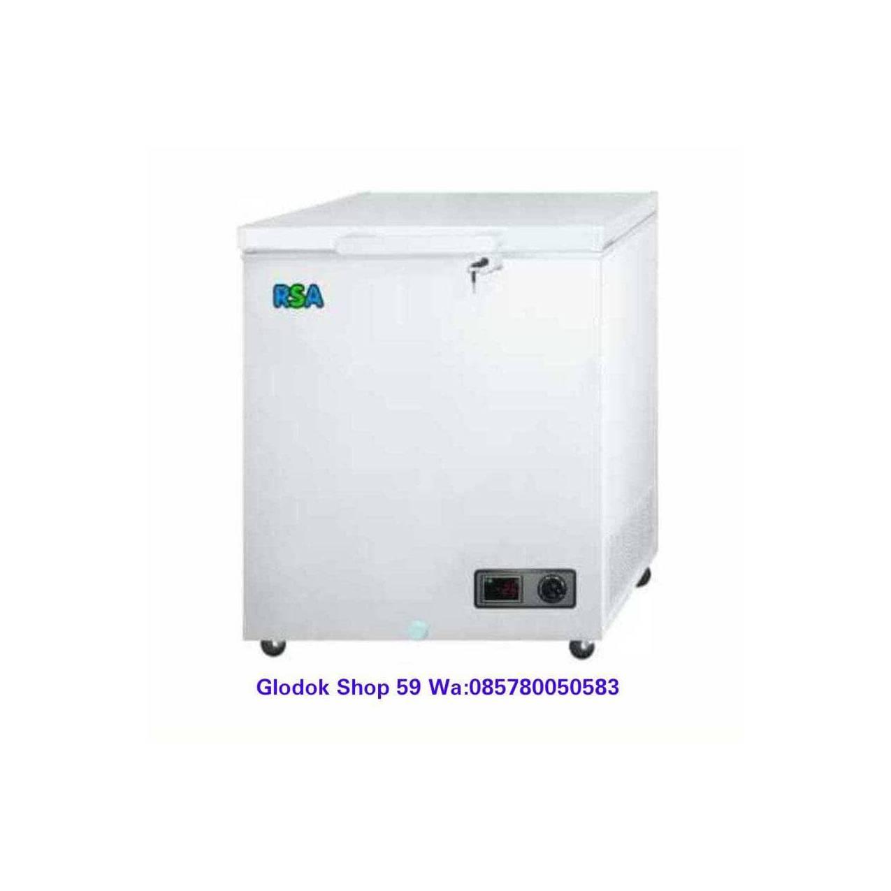 CHEST FREEZER RSA CF-100 KABINET PEMBEKU ICE CREAM DAGING SEAFOOD NEW