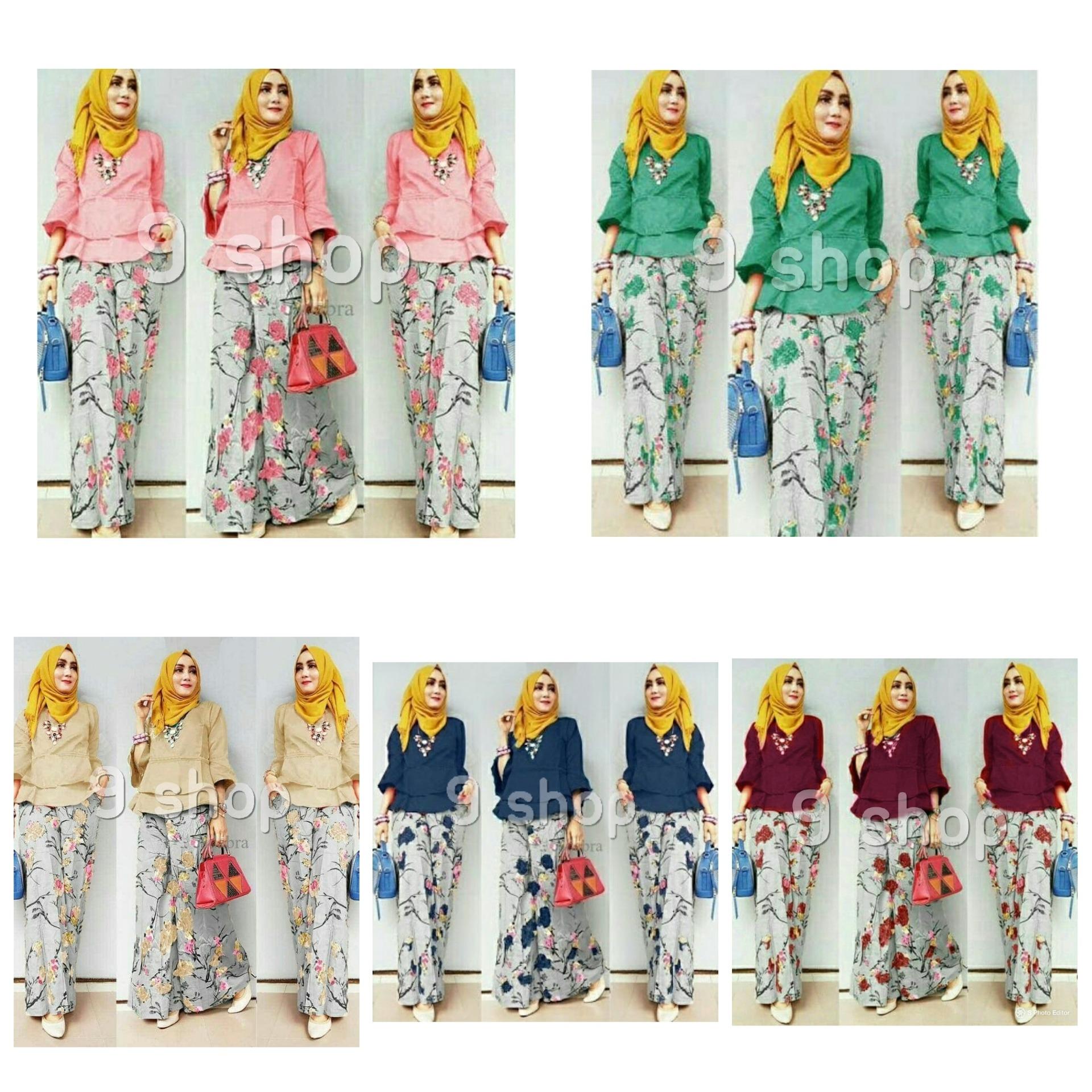 9 Shop Setelan Baju dan Celana Kulot Wanita LIA ( Tanpa Jilbab ) Setelan Muslimah Stelan Kulot Muslim Baju Muslimah Setelan Wanita Stelan Baju Murah Baju Muslim Celana Kulot Muslimah Kulot Muslim