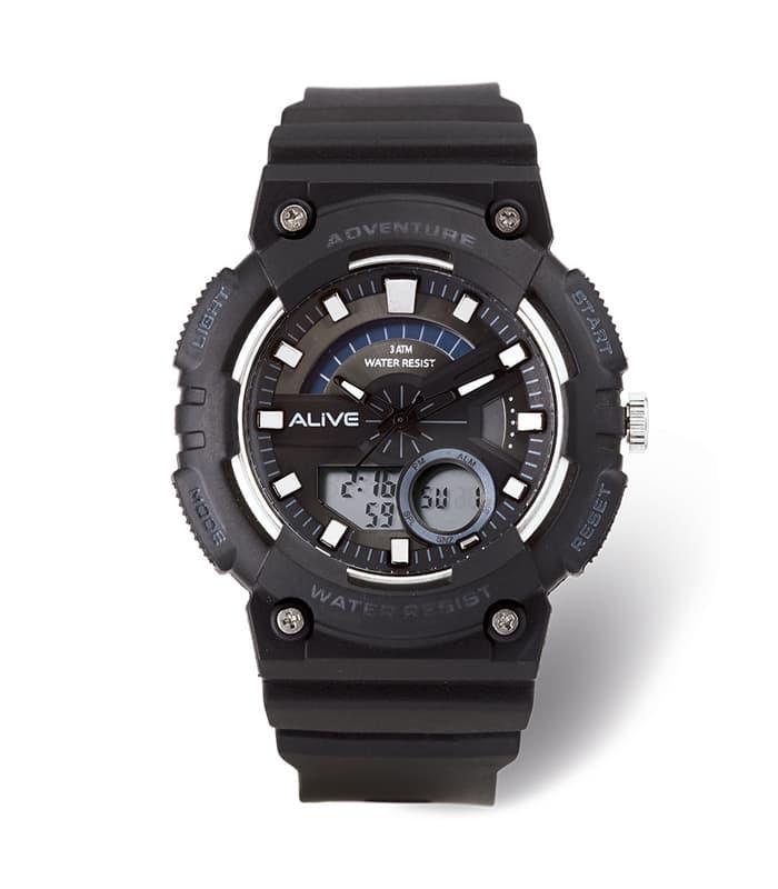JAM TANGAN PRIA SOPHIE MARTIN ALIVE DIGITAL KARET OCELFA GPU1079B5 ORI