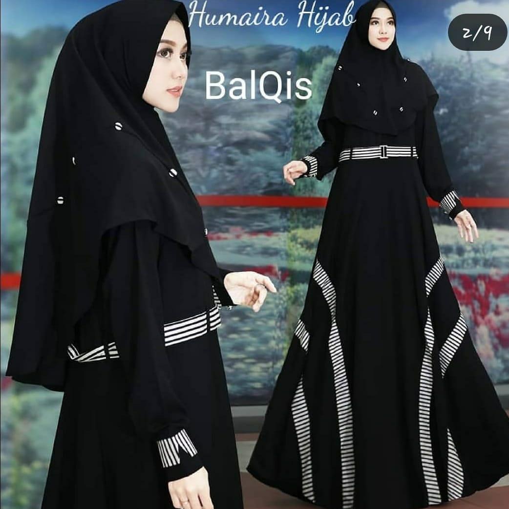 Baju Murah Modern Gamis Balqis Dress Baju Wolfice Baju Terusan Wanita Gamis Casual Baju Panjang Baju Wanita Gamis Syari Baju Muslim Terbaru 2018